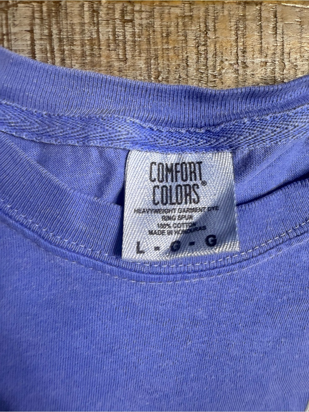 Comfort Colors Blue Christian Graphic Tee - "God's Got You" - Picture 2 of 6